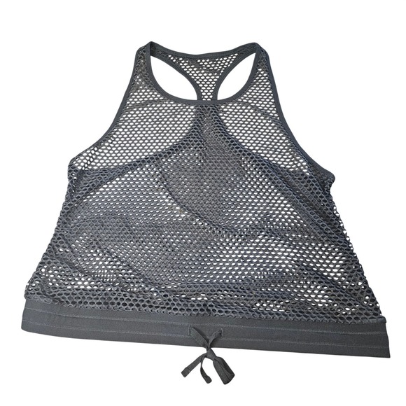 Fabletics Tops - Fabletics‎ Fishnet Black Razorback Tank Top Workout 2XL